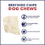 Beefhide Chips Natural Flavored Dog Hard Chews, 8-oz bag