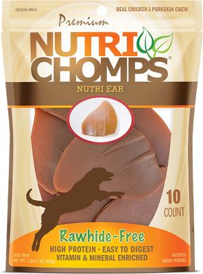 Chicken Flavor Ears Dog Treats, 10 count