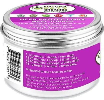 HEPA PROTECT MAX MEAL TOPPER - Liver, Kidney, Bladder & Gall Bladder Support & Cleanse* Dog Supplement, 4-oz jar