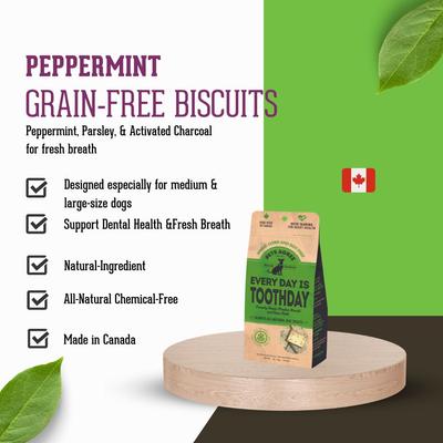 Everyday is Tooth Day Pets Agree Grain-Free Breath Freshening Dog Treats, 16-oz bag