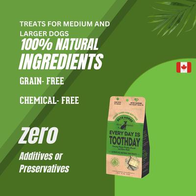 Everyday is Tooth Day Pets Agree Grain-Free Breath Freshening Dog Treats, 16-oz bag