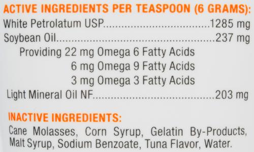 Laxatone Tuna Flavored Gel Hairball Control Supplement for Cats, 4.25-oz tube