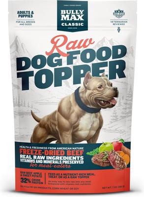 Salmon High Protein Freeze-Dried Raw Dog Food Topper, 7-oz pouch