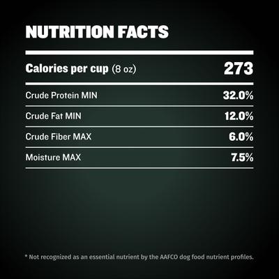 Beef High Protein Freeze-Dried Raw Dog Food Topper, 7-oz pouch