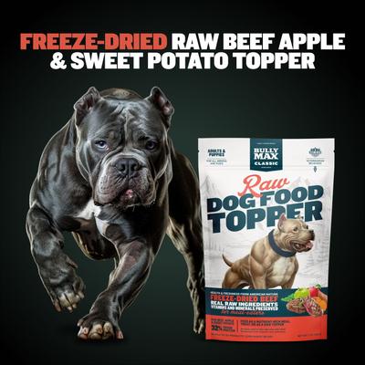 Beef High Protein Freeze-Dried Raw Dog Food Topper, 7-oz pouch