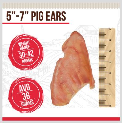 Treats Pig Ears Dog Treats, 6 count