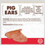 Treats Pig Ears Dog Treats, 6 count
