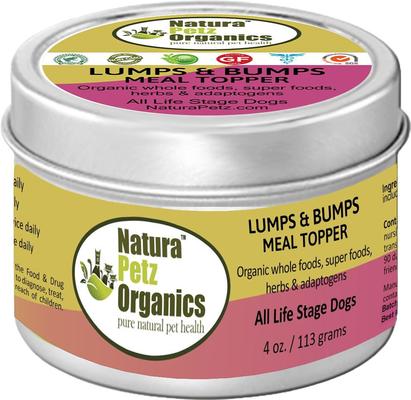 Lumps & Bumps Turkey Flavored Powder Skin & Coat Supplement for Dogs, 4-oz tin