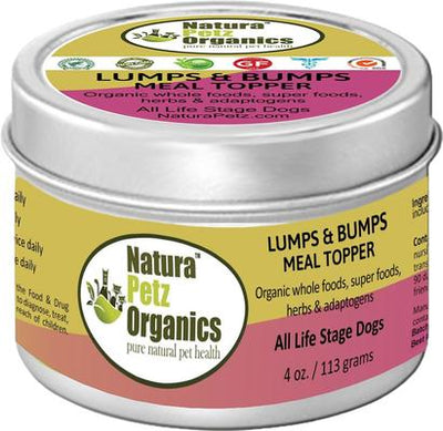 Lumps & Bumps Turkey Flavored Powder Skin & Coat Supplement for Dogs, 4-oz tin
