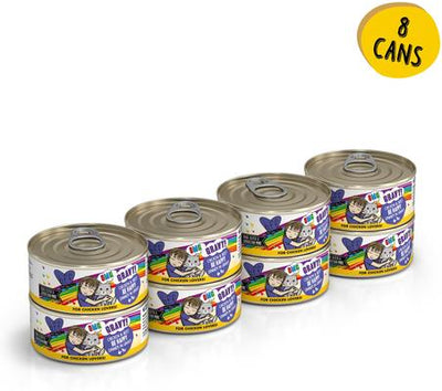 OMG Be Happy! Chicken & Beef in Gravy Wet Canned Cat Food, 5.5-oz can, case of 8