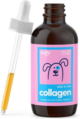 Collagen Bacon Flavored Liquid Skin & Coat Supplement for Dogs & Cats, 4-fl oz bottle