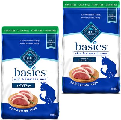 Basics Skin & Stomach Care Grain-Free Turkey & Potato Recipe Dry Cat Food, 11-lb bag