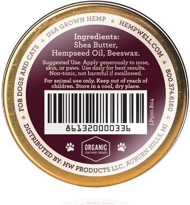 Cat & Dog Skin, Nose & Paw Hemp Balm, 1.75-fl oz tin