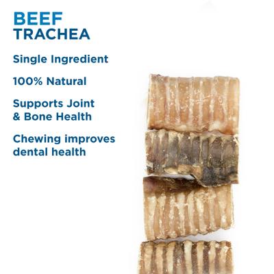 Beef Trachea Dog Treats, 50 count