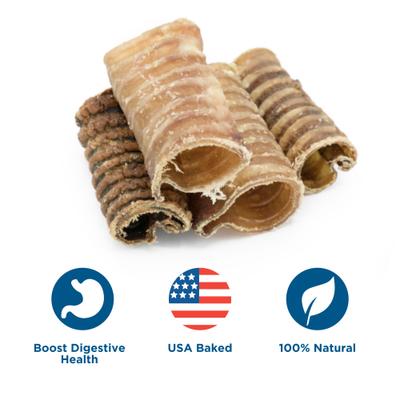 Beef Trachea Dog Treats, 50 count