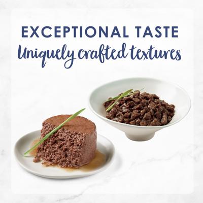 Senior 7+ Chicken, Beef & Tuna Feasts Variety Pack Canned Cat Food, 3-oz can, case of 24