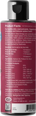Sea-Omega Salmon & Pollock Fish Oil Dog & Cat Supplement, 8.5-fl oz bottle