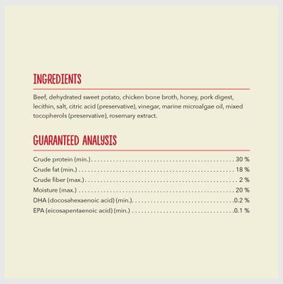 Chewy Beef with Hip & Joint Support Strips Dog Treats, 4-oz bag