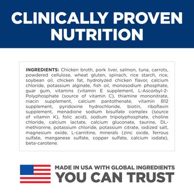 Adult Indoor Salmon & Vegetable Medley Minced Wet Cat Food, 5.5-oz can, 24 count