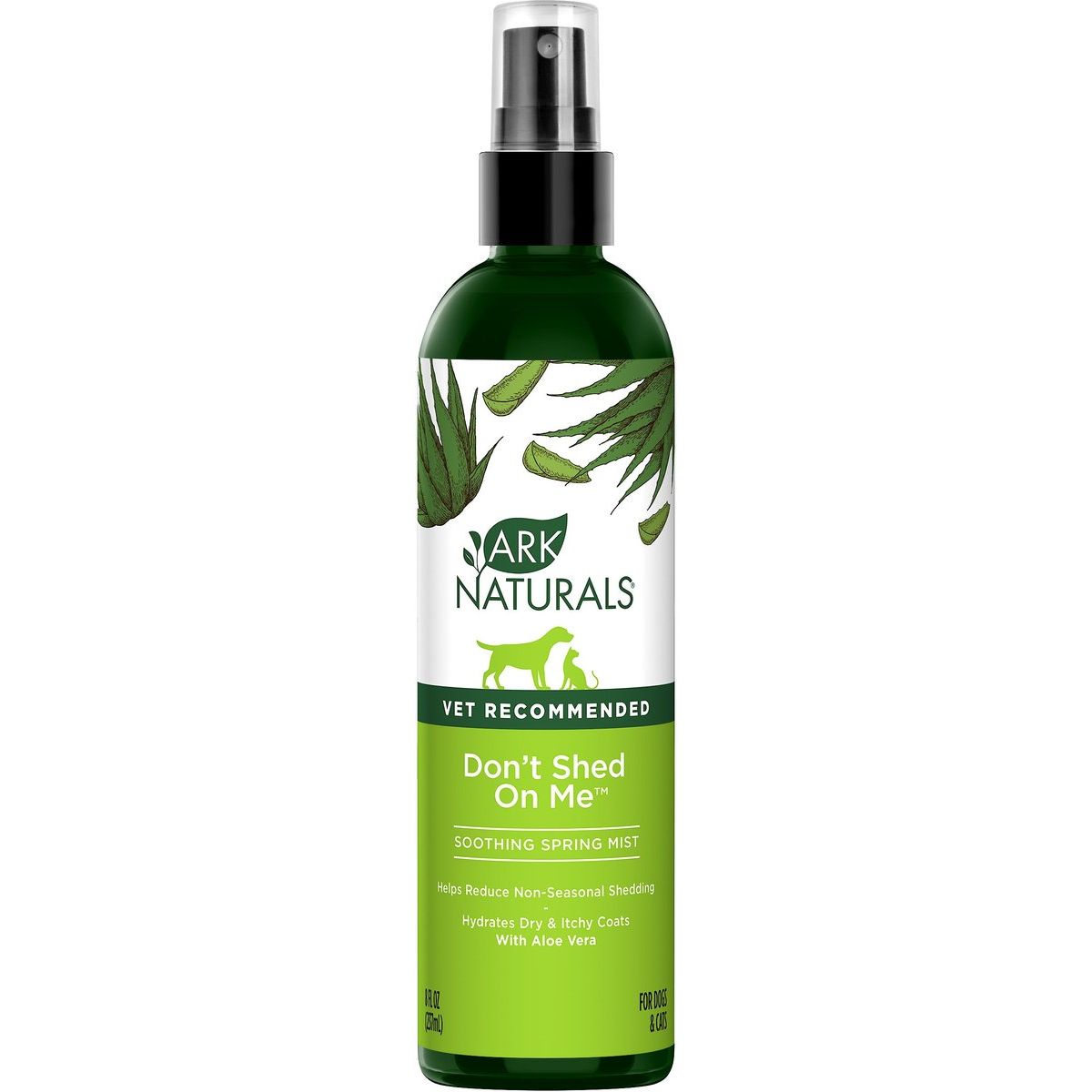 Don't Shed On Me! Spray, Perros y Gatos. 240 ml. - Ark Naturals