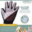 Silicone Dog Grooming Glove, Black