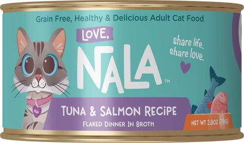 Flaked Salmon Recipe in Broth Adult Grain-Free Wet Cat Food, 2.8-oz can, case of 12