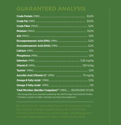 Active Dog Pursuit Formula Dry Dog Food, 40-lb bag