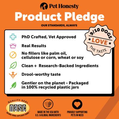 Hip + Joint Health Max-Strength Hickory Bacon Flavor Glucosamine Supplement for Dogs, 90 count