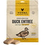 Comida cruda liofilizada para perros Duck Mini Patties Entree, bolsa de 14 oz