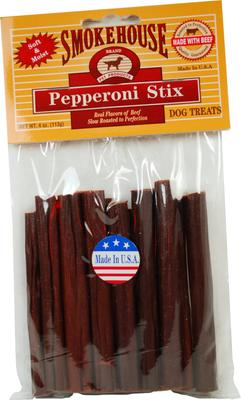 USA 4" Pepperoni Stix Dog Treats, 4-oz bag