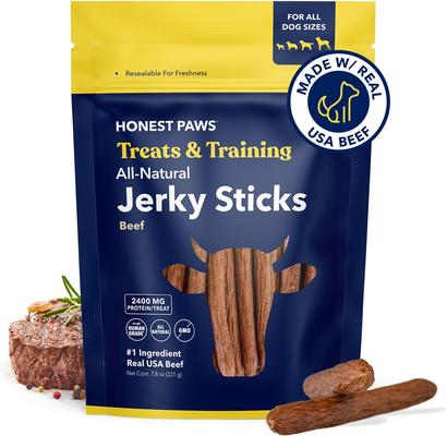 Jerky Bites Chicken Flavor Grain-Free Jerky Dog Treats, 7.8-oz bag