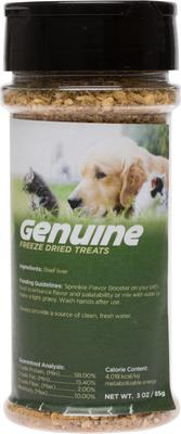 Flavor Booster Genuine Freeze-Dried Dog & Cat Food Topper, 3-oz bottle