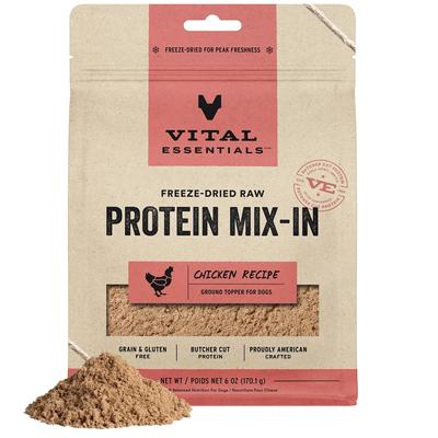 Freeze-Dried Raw Protein Mix-In Turkey Recipe Ground Dog Food Topper, 6-oz bag