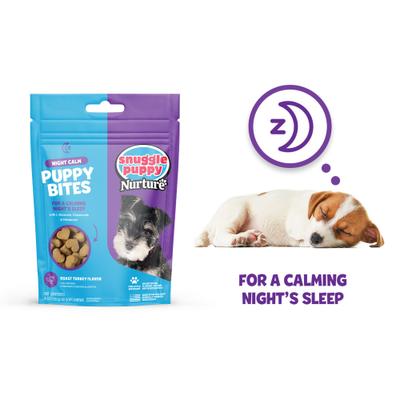 Bites Night Calm Supplement Turkey Flavored Soft Chews, 60 count