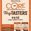 CORE Tiny Tasters - Alimento para gatos sin cereales, paquete variado de paté de pollo y pavo, 1.75 oz (paquete de 12)