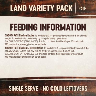 CORE Tiny Tasters - Alimento para gatos sin cereales, paquete variado de paté de pollo y pavo, 1.75 oz (paquete de 12)