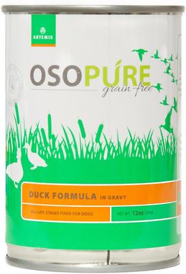 Osopure Grain-Free Turkey & Salmon in Gravy Canned Dog Food, 12-oz, case of 12