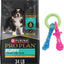 Paquete: Alimento seco para perros Purina Pro Plan Puppy con fórmula de pollo y arroz + Chupete para la dentición Nylabone