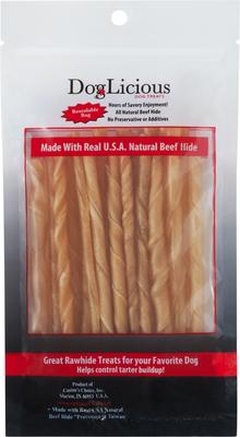 Golosinas masticables para perros DogLicious de 5 pulgadas, 20 unidades