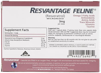 Feline Longevity Cat Supplement, 30 count