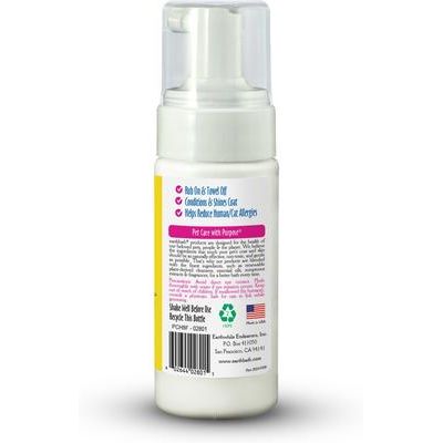 Espuma de aseo hipoalergénica para gatos, botella de 113 ml