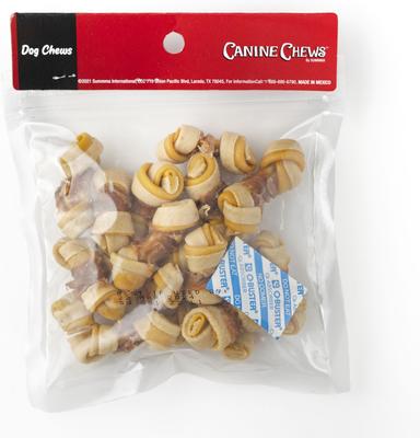 2 to 3-inch Mini Dog Bones Chicken Flavored Dog Chews, 16 count