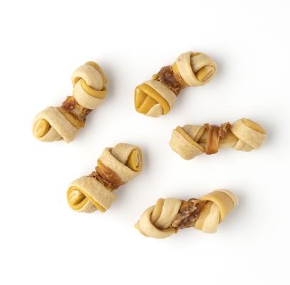 2 to 3-inch Mini Dog Bones Chicken Flavored Dog Chews, 16 count