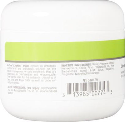 KetoHex Antiseptic Pet Wipes, 50 count