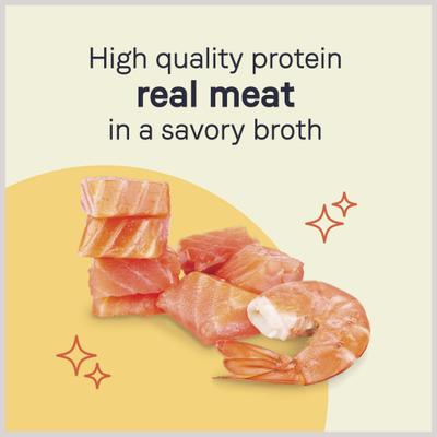 Bundle: CANIDAE PURE Petite Small Breed Terrine Style Dinner with Chicken & Peas + Small Breed Escalloped Style Dinner with Salmon & Shrimp Wet Dog Food Trays