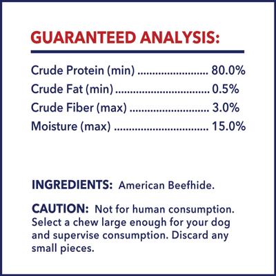 Beefhide 5-inch Chip Rolls Natural Flavored Dog Hard Chews, 18 count