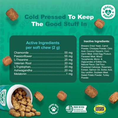 Turkey Flavored Calming Soft Chew Dog Supplement, 225 count