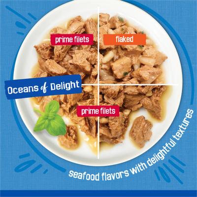 Oceans of Delight Variety Pack Canned Cat Food, 5.5-oz can, case of 48