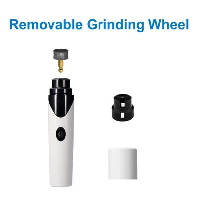 Rechargeable Small Dog & Cat Nail Grinder, White