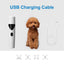Rechargeable Small Dog & Cat Nail Grinder, White